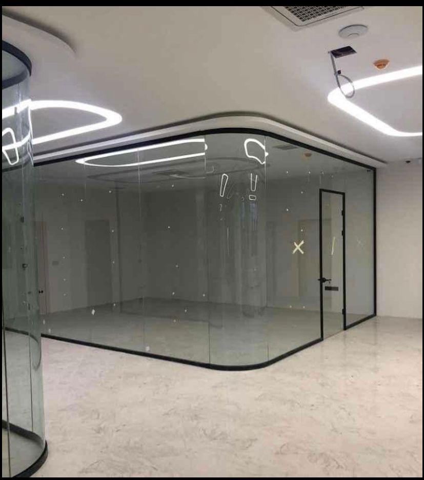 İstanbul camlı alüminyum ofis bölme sistemi uygulaması