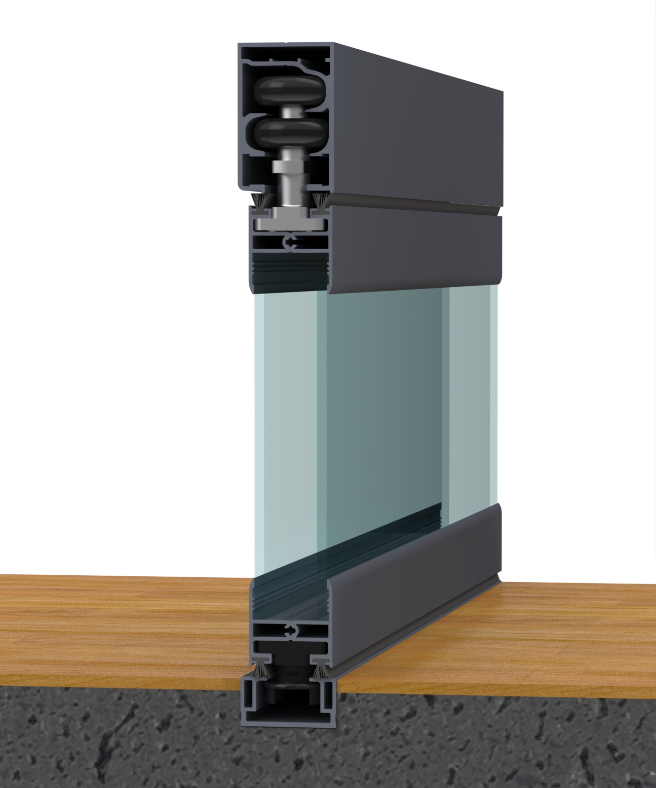 Isıcamlı cam balkon çift cam kesit detayı İstanbul